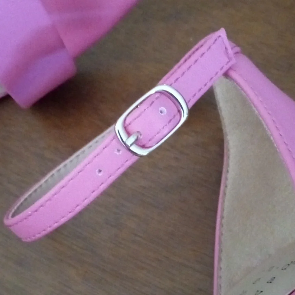 Pink Strappy Heels - Picture 4 of 8